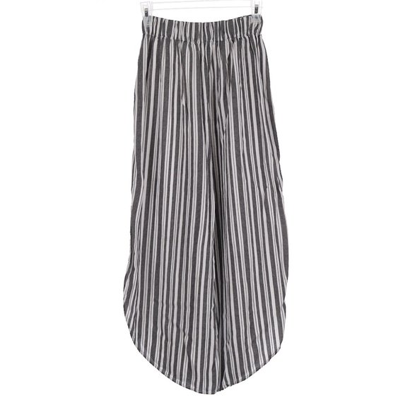 Pull&Bear Striped Linen Blend Pants Small - Picture 6 of 7